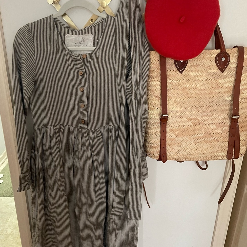 Not Perfect Linen MAMA dress